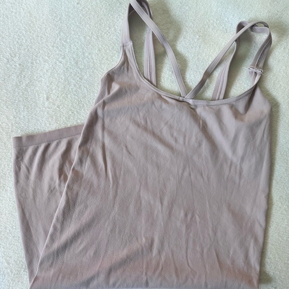 Free People Other - Free People Intimately Dusty Rose Double-Strap Seamless Cami/slip